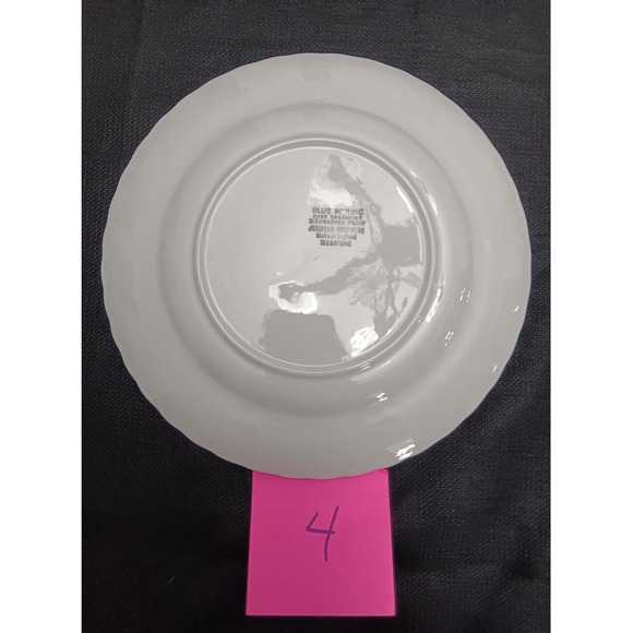 Johnson Brothers Blue Nordic Ironstone Plate Hand Engraving Dinner Plate - Picture 3 of 4